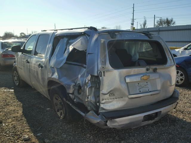 1GNSK5E77DR320737 - 2013 CHEVROLET SUBURBAN K SILVER photo 3