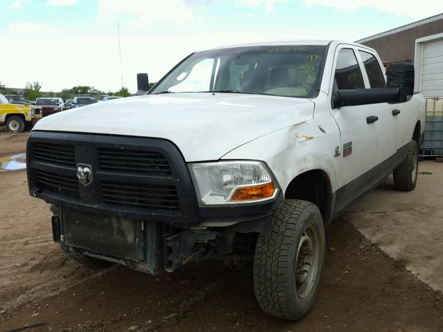 3C6UD5HL8CG193930 - 2012 DODGE RAM 2500 S თეთრი ფოტო 2