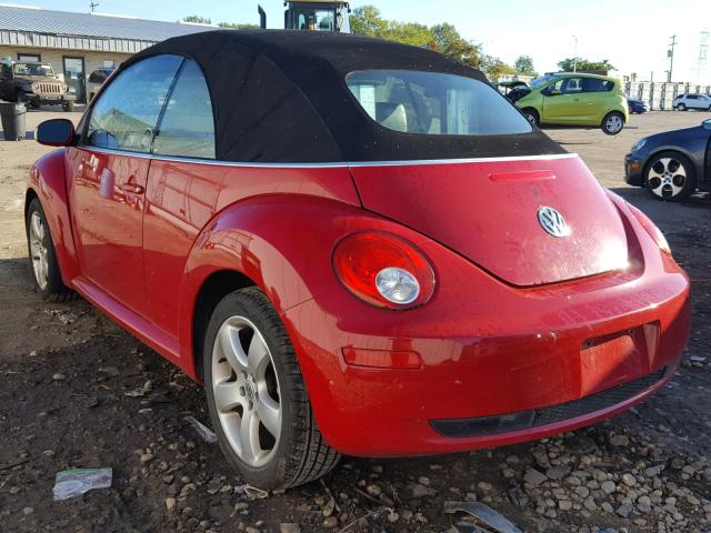 3VWSF31Y96M320563 - 2006 VOLKSWAGEN NEW BEETLE Qırmızı foto 3
