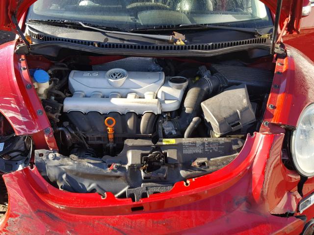 3VWSF31Y96M320563 - 2006 VOLKSWAGEN NEW BEETLE Qırmızı foto 7