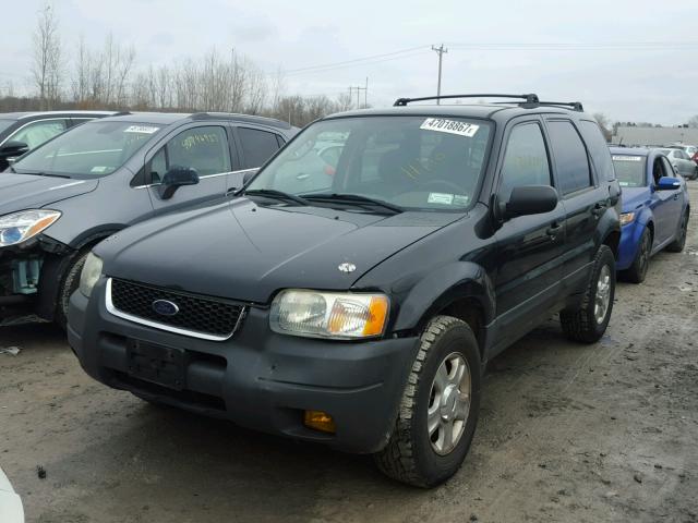 1FMYU03114KA78434 - 2004 FORD ESCAPE XLT BLACK photo 2