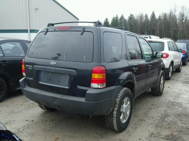 1FMYU03114KA78434 - 2004 FORD ESCAPE XLT BLACK photo 4