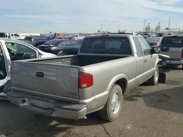 1GTCS19X338147822 - 2003 GMC SONOMA SILVER photo 4