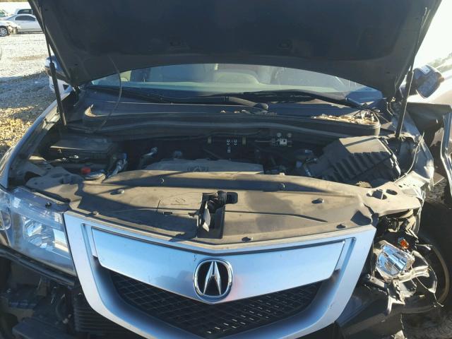 2HNYD2H65BH518125 - 2011 ACURA MDX TECHNO GRAY photo 7