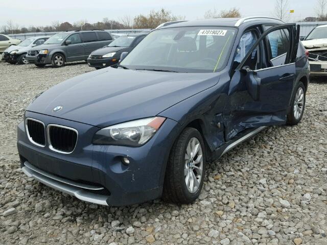 WBAVL1C54CVR81500 - 2012 BMW X1 XDRIVE2 BLUE photo 2