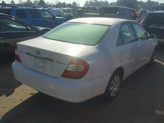 4T1BE32K32U071937 - 2002 TOYOTA CAMRY LE 白色 照片 4