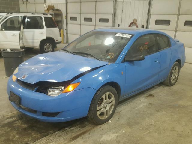 1G8AM12F75Z154332 - 2005 SATURN ION LEVEL BLUE photo 2