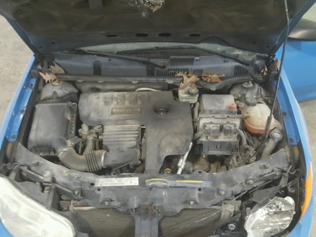 1G8AM12F75Z154332 - 2005 SATURN ION LEVEL BLUE photo 7