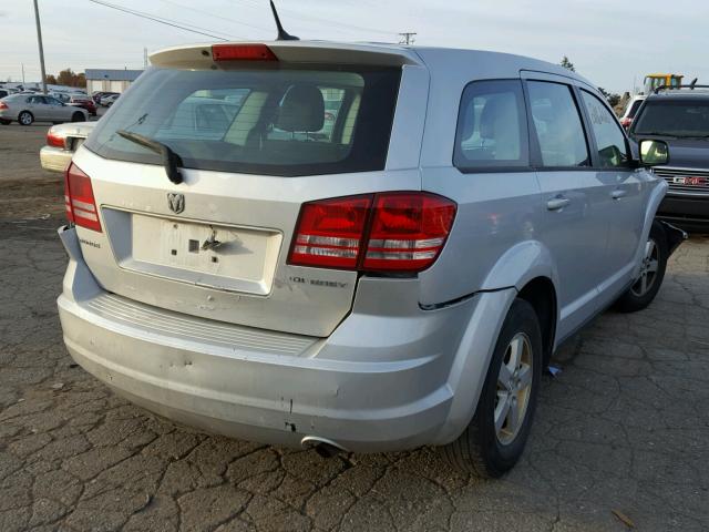 3D4PG4FB7AT216266 - 2010 DODGE JOURNEY SE SILVER photo 4