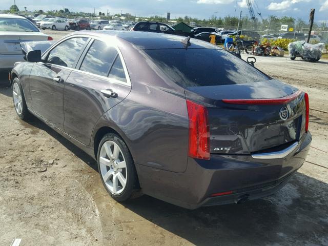 1G6AA5RA4E0135292 - 2014 CADILLAC ATS BROWN photo 3