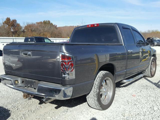 1D7HA18KX4J210333 - 2004 DODGE RAM 1500 S GRAY photo 4