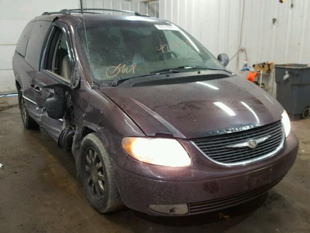 2C4GT54L73R363767 - 2003 CHRYSLER TOWN & COU BURGUNDY photo 1