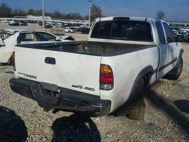 5TBBT441X1S181139 - 2001 TOYOTA TUNDRA ACC WHITE photo 4