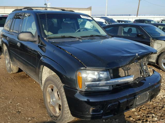 1GNDT13S972151503 - 2007 CHEVROLET TRAILBLAZE BLACK photo 1