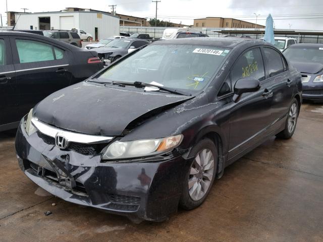 2HGFA1F03AH022030 - 2010 HONDA CIVIC EXL მუქწითელი ფოტო 2