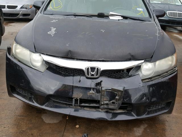 2HGFA1F03AH022030 - 2010 HONDA CIVIC EXL მუქწითელი ფოტო 9