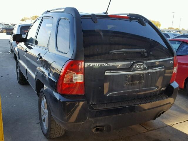 KNDJF723997568948 - 2009 KIA SPORTAGE L BLACK photo 3