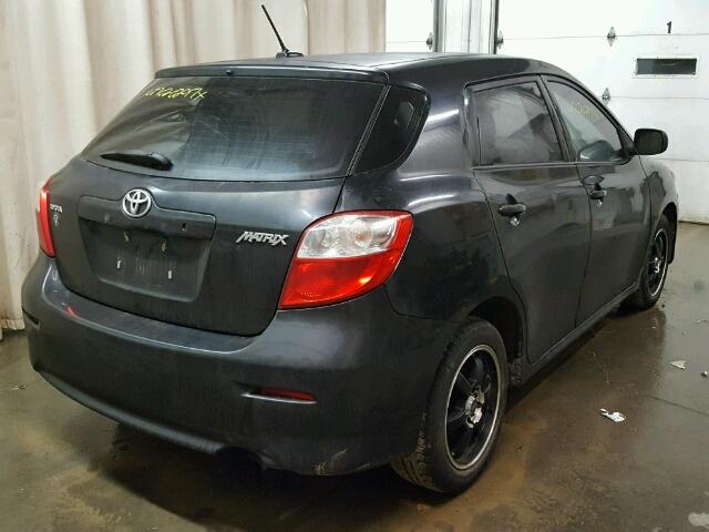 2T1KU40EX9C015687 - 2009 TOYOTA COROLLA MA BLACK photo 4