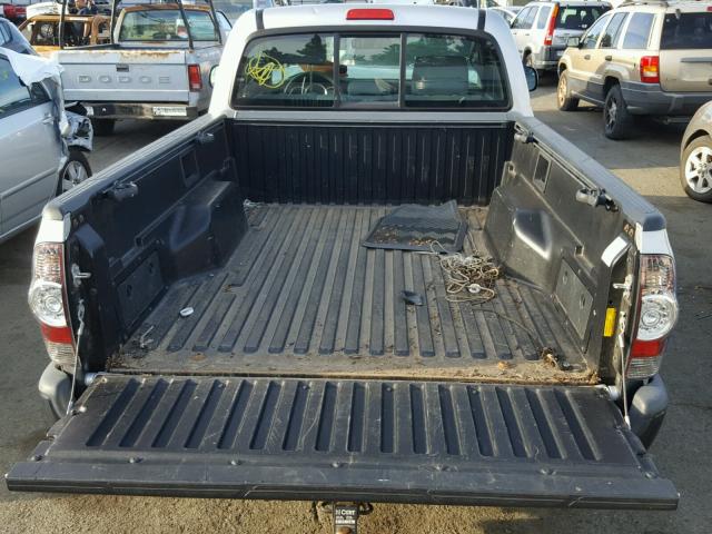 5TENX4CN3AZ715579 - 2010 TOYOTA TACOMA SILVER photo 6