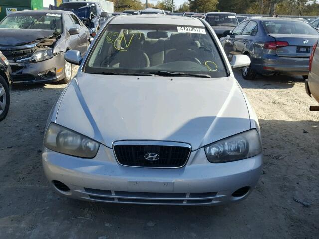 KMHDN45D23U484848 - 2003 HYUNDAI ELANTRA GL SILVER photo 10