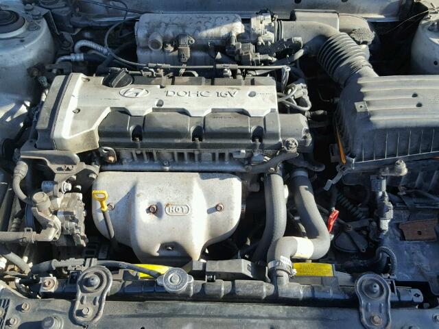 KMHDN45D23U484848 - 2003 HYUNDAI ELANTRA GL SILVER photo 7