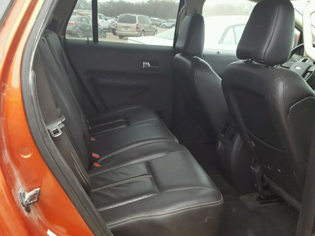 2FMDK49CX7BB38407 - 2007 FORD EDGE SEL P ORANGE photo 6