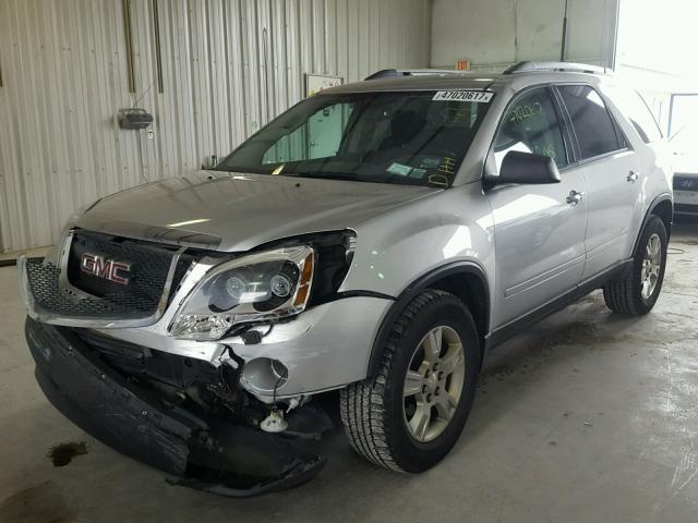 1GKKVPED4CJ112317 - 2012 GMC ACADIA SLE SILVER photo 2