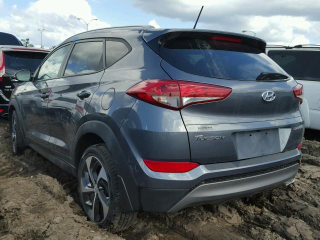 KM8J33A22GU182649 - 2016 HYUNDAI TUCSON LIM GRAY photo 3