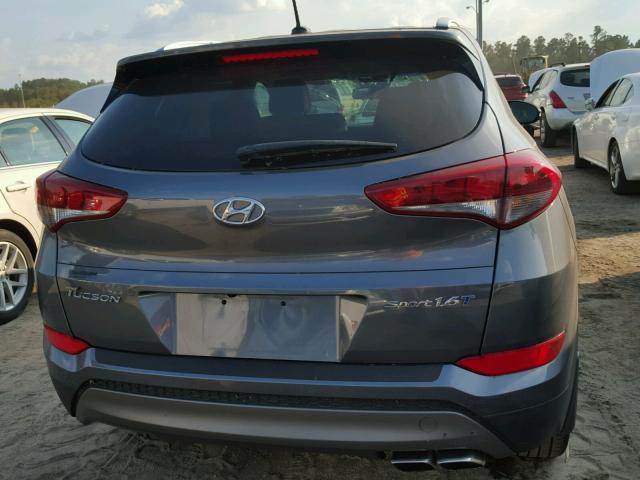 KM8J33A22GU182649 - 2016 HYUNDAI TUCSON LIM GRAY photo 9