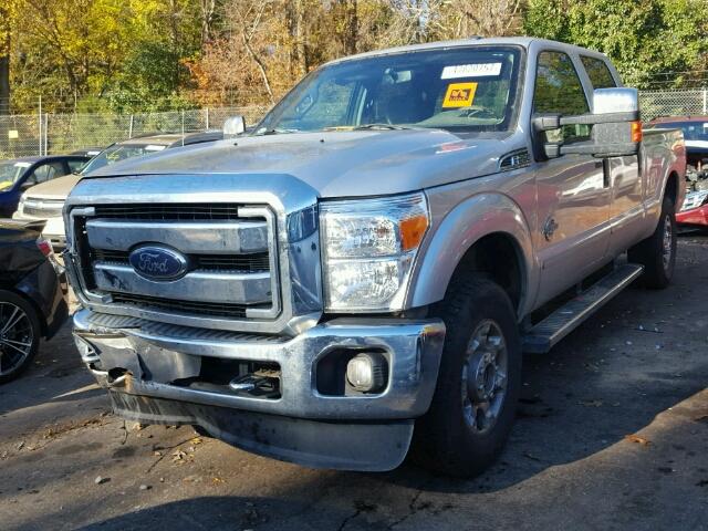 1FT7W2BT4FED35600 - 2015 FORD F250 SUPER SILVER photo 2