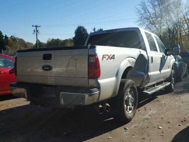 1FT7W2BT4FED35600 - 2015 FORD F250 SUPER SILVER photo 4