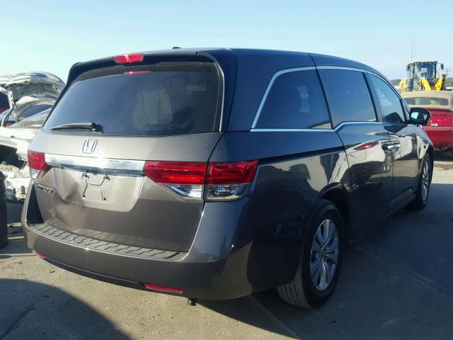 5FNRL5H62FB102608 - 2015 HONDA ODYSSEY EX GRAY photo 4