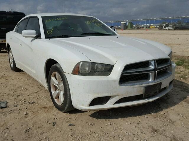 2C3CDXBG8EH191601 - 2014 DODGE CHARGER SE WHITE photo 1