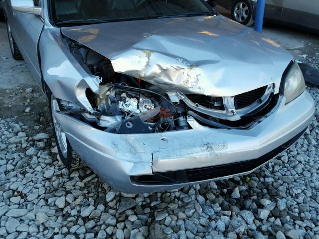 19UYA416X3A014126 - 2003 ACURA 3.2CL TYPE SILVER photo 9