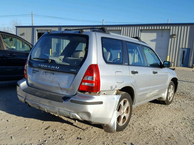 JF1SG65633G766004 - 2003 SUBARU FORESTER 2 SILVER photo 4