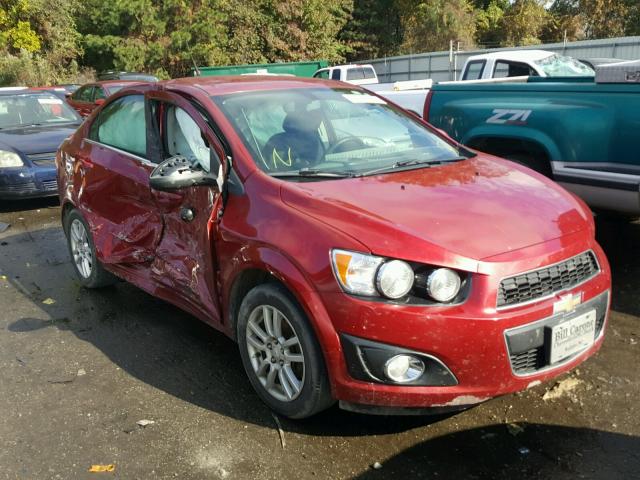 1G1JC5SH1E4150770 - 2014 CHEVROLET SONIC LT RED photo 1