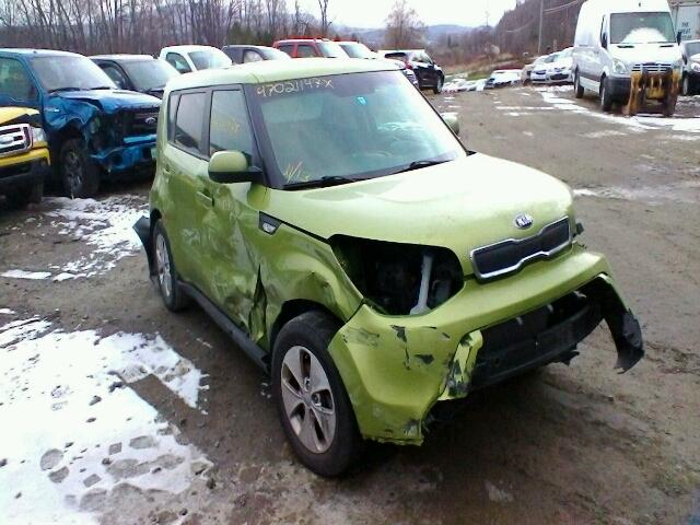 KNDJN2A2XE7723449 - 2014 KIA SOUL GREEN photo 1