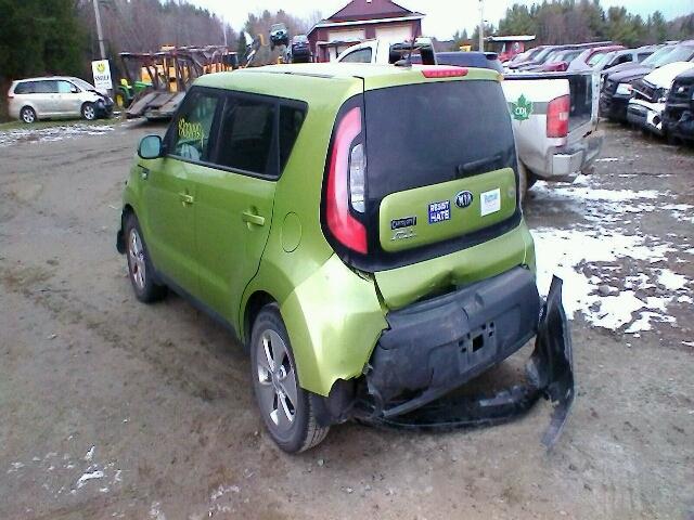 KNDJN2A2XE7723449 - 2014 KIA SOUL GREEN photo 3