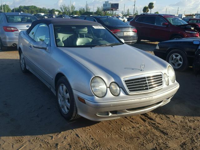 WDBLK65G61T065479 - 2001 MERCEDES-BENZ CLK 320 SILVER photo 1