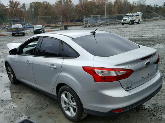 1FADP3F23DL207953 - 2013 FORD FOCUS SE SILVER photo 3