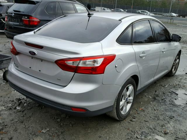 1FADP3F23DL207953 - 2013 FORD FOCUS SE SILVER photo 4