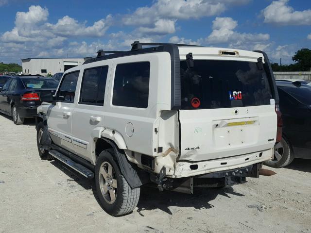 1J4RG4GT9AC148345 - 2010 JEEP COMMANDER WHITE photo 3