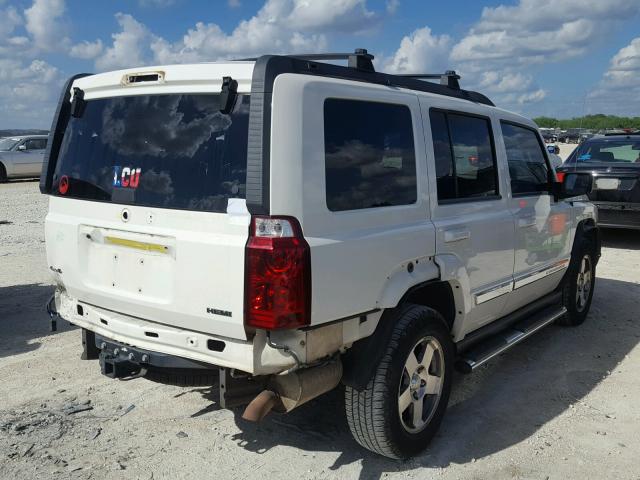 1J4RG4GT9AC148345 - 2010 JEEP COMMANDER WHITE photo 4