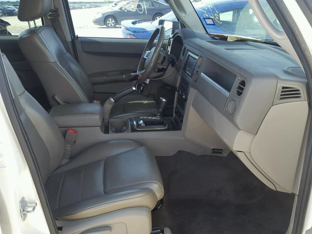 1J4RG4GT9AC148345 - 2010 JEEP COMMANDER WHITE photo 5