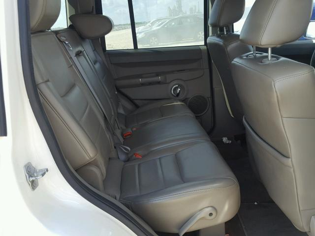 1J4RG4GT9AC148345 - 2010 JEEP COMMANDER WHITE photo 6