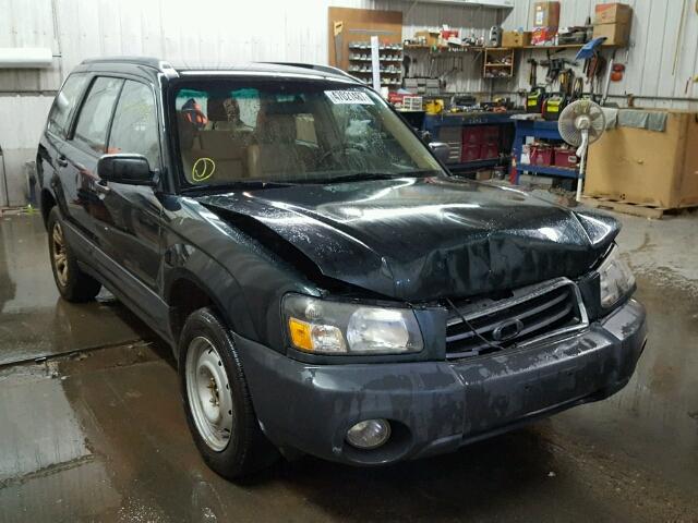 JF1SG63655H700554 - 2005 SUBARU FORESTER 2 GREEN photo 1