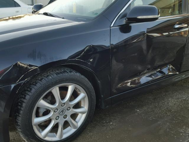 JH4CL968X8C007858 - 2008 ACURA TSX BLACK photo 9