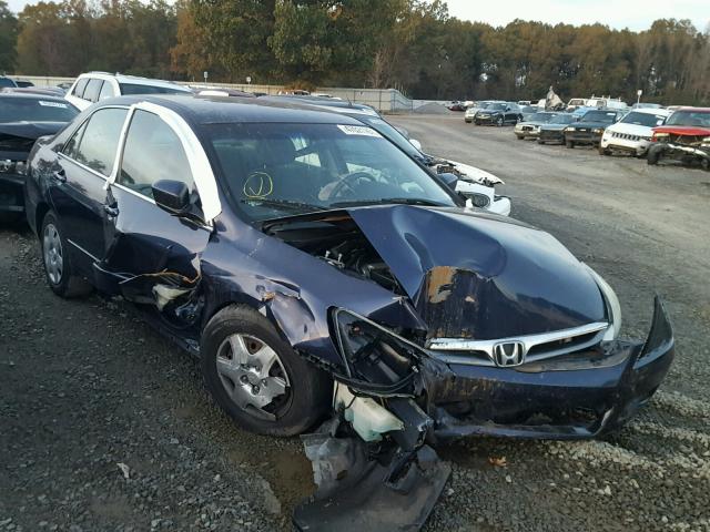 3HGCM56406G709509 - 2006 HONDA ACCORD LX BLUE photo 1