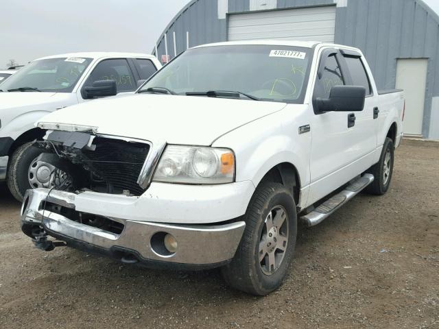 1FTPW14VX7KC30913 - 2007 FORD F150 SUPER WHITE photo 2