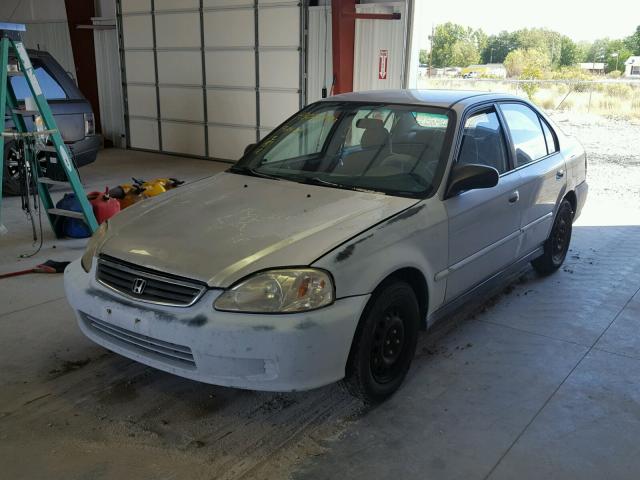 2HGEJ661XYH506658 - 2000 HONDA CIVIC BASE Gümüş foto 2
